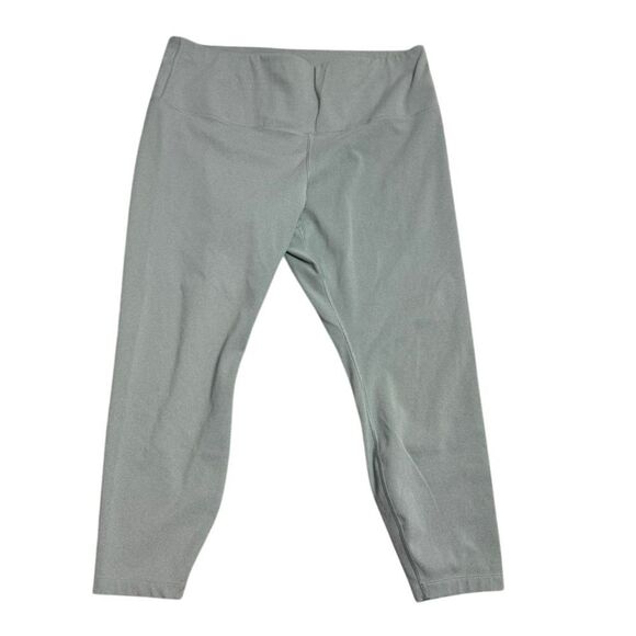 Nike Yoga Dri‎ FIT Plus Size 2X Gray  High Waisted Leggings - Picture 1 of 7